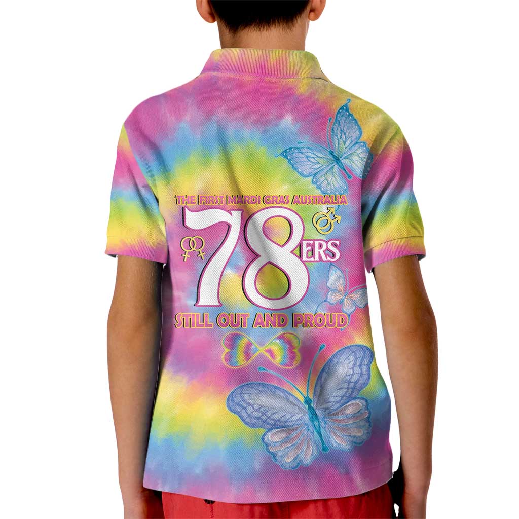 First Sydney Madri Gras Australia Kid Polo Shirt 78ers Still Out And Proud