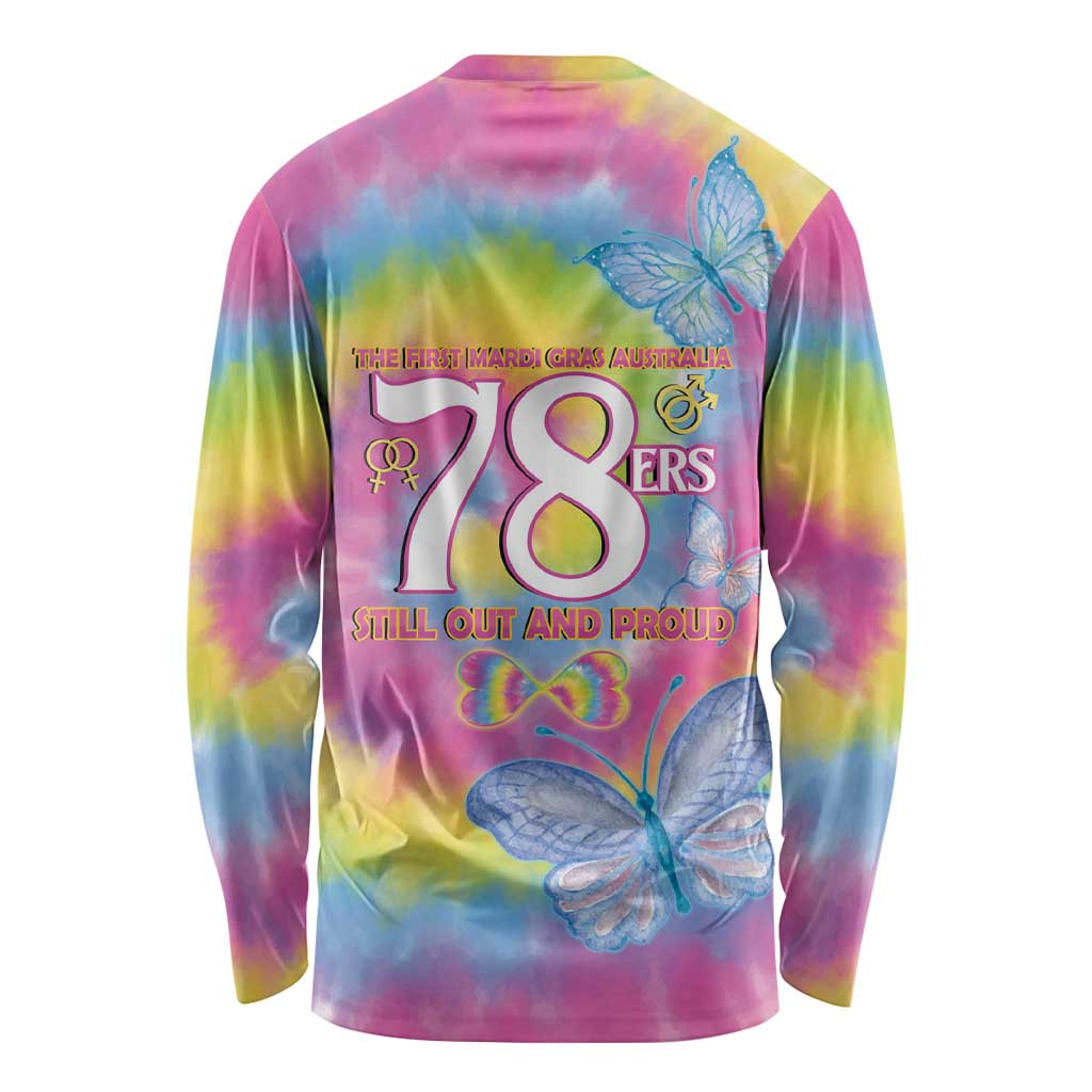 First Sydney Madri Gras Australia Long Sleeve Shirt 78ers Still Out And Proud - Wonder Print Shop