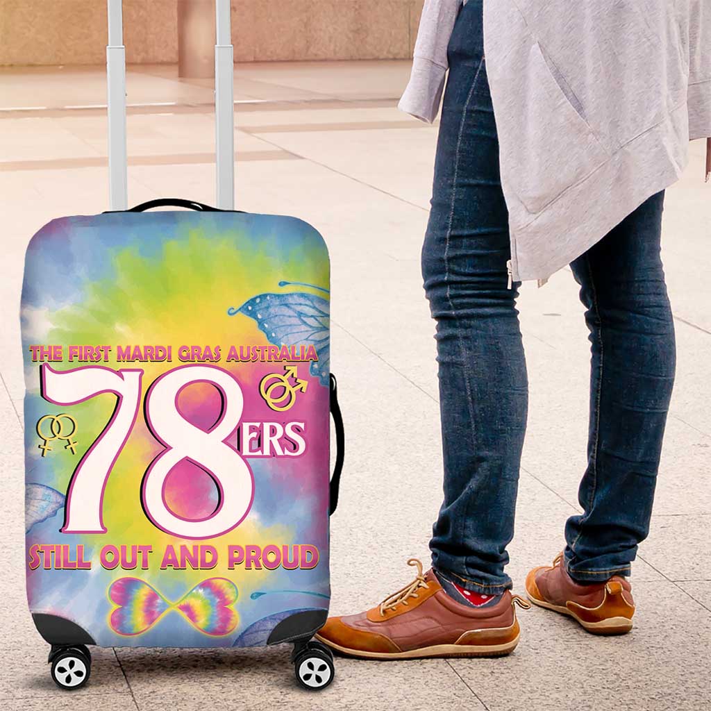 First Sydney Madri Gras Australia Luggage Cover 78ers Still Out And Proud
