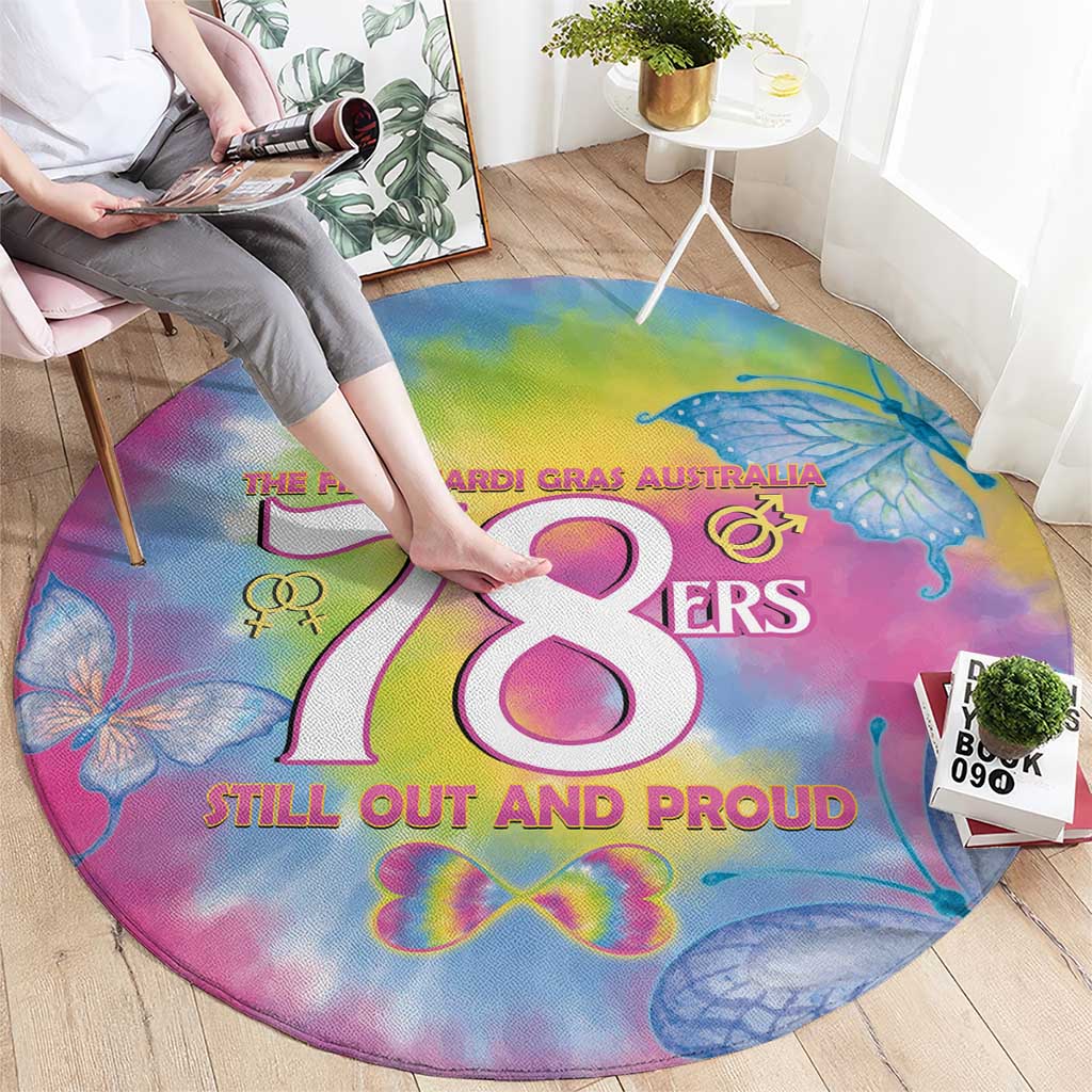 First Sydney Madri Gras Australia Round Carpet 78ers Still Out And Proud - Wonder Print Shop