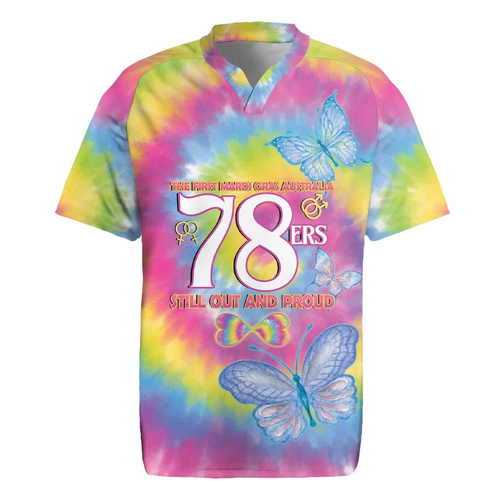 First Sydney Madri Gras Australia Rugby Jersey 78ers Still Out And Proud - Wonder Print Shop
