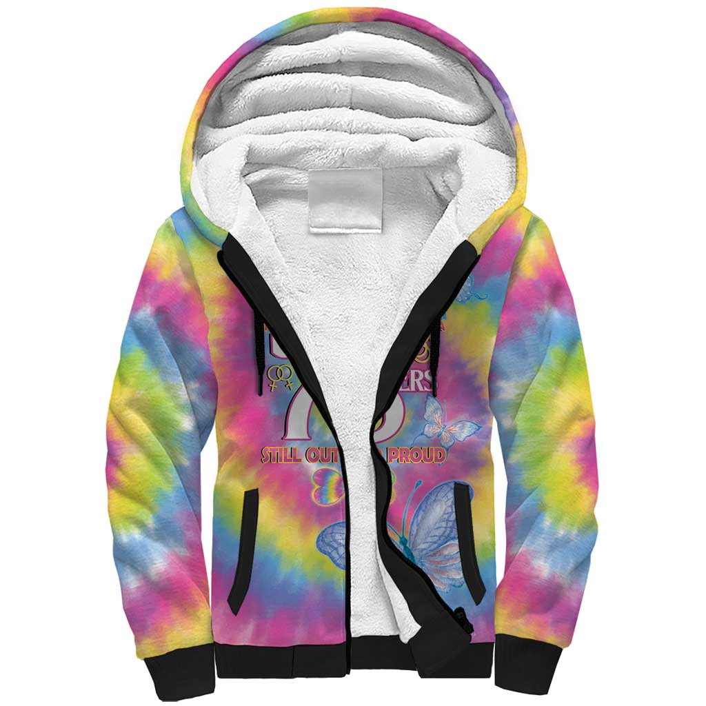 First Sydney Madri Gras Australia Sherpa Hoodie 78ers Still Out And Proud - Wonder Print Shop