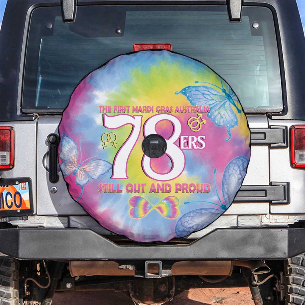 First Sydney Madri Gras Australia Spare Tire Cover 78ers Still Out And Proud - Wonder Print Shop