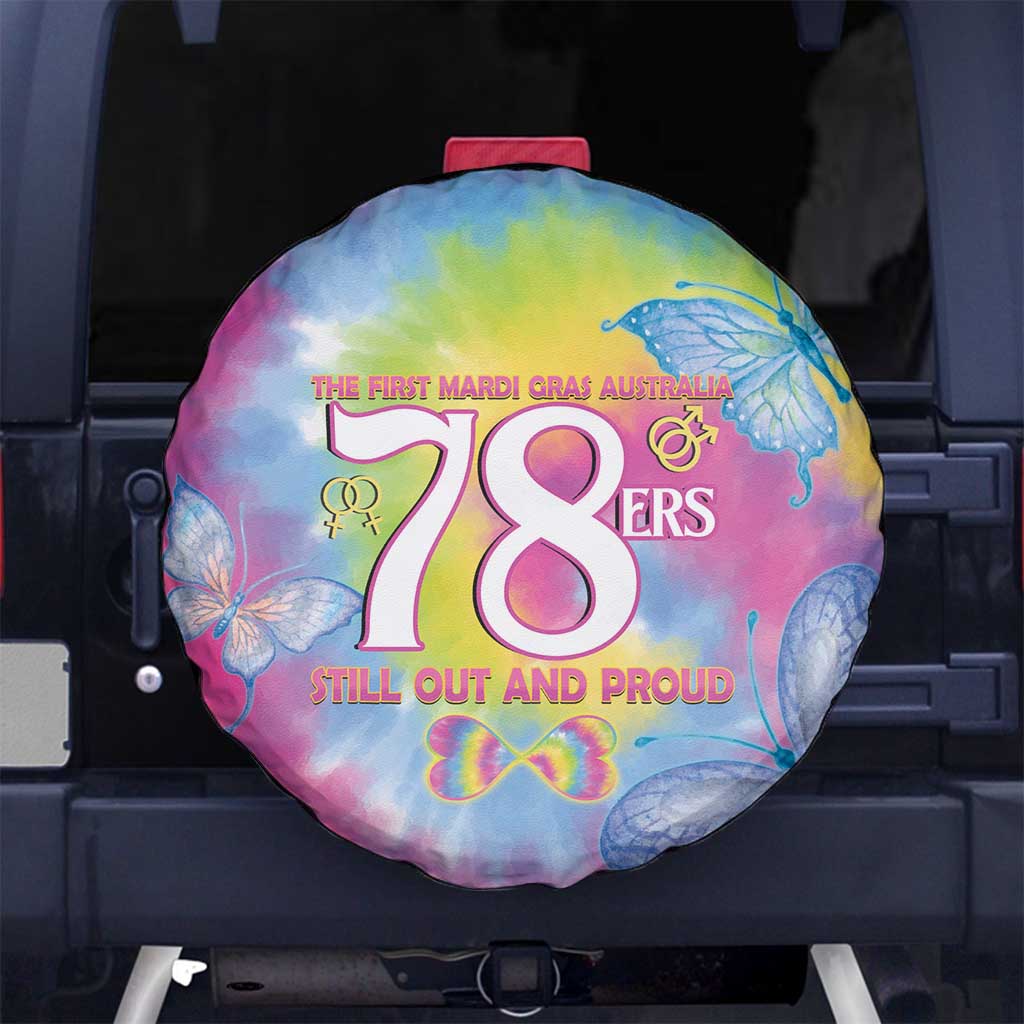 First Sydney Madri Gras Australia Spare Tire Cover 78ers Still Out And Proud - Wonder Print Shop