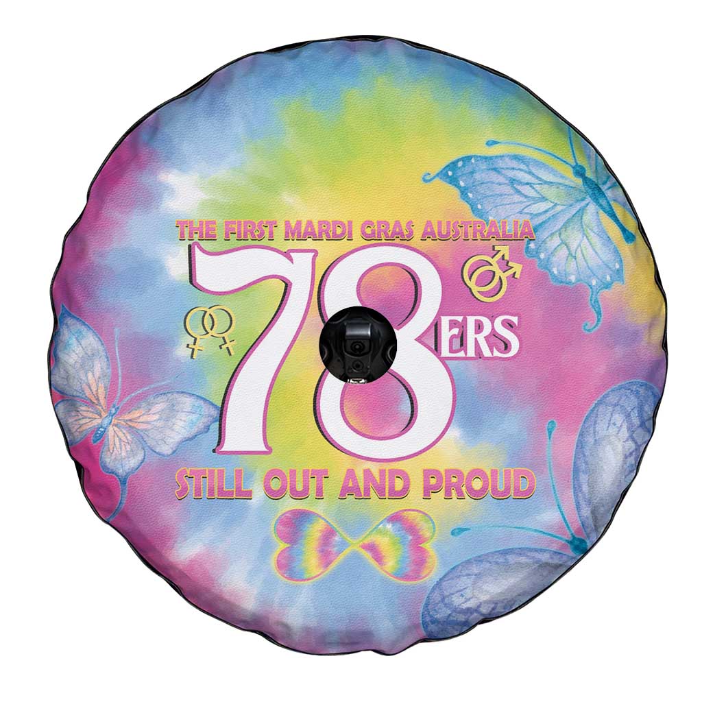 First Sydney Madri Gras Australia Spare Tire Cover 78ers Still Out And Proud - Wonder Print Shop