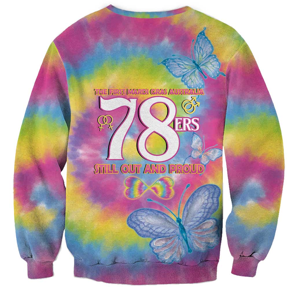 First Sydney Madri Gras Australia Sweatshirt 78ers Still Out And Proud - Wonder Print Shop