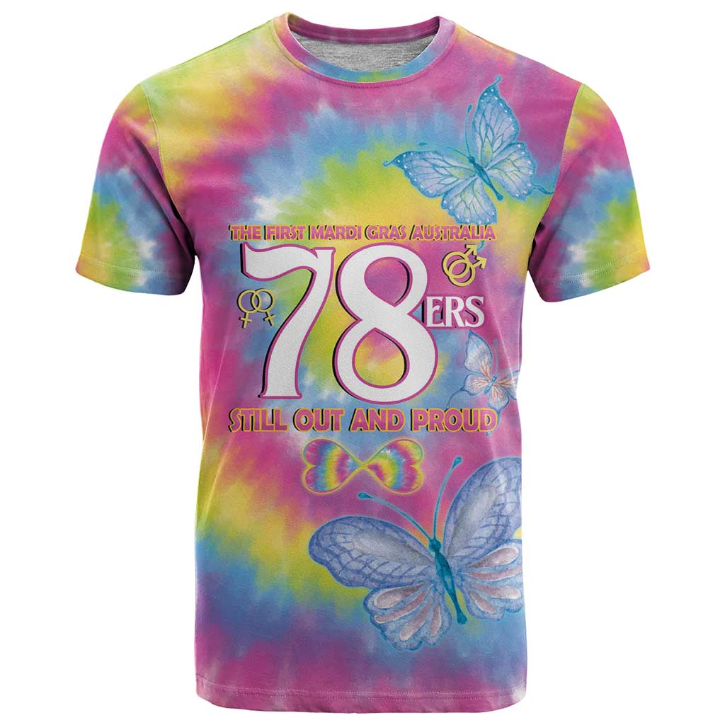 First Sydney Madri Gras Australia T Shirt 78ers Still Out And Proud - Wonder Print Shop