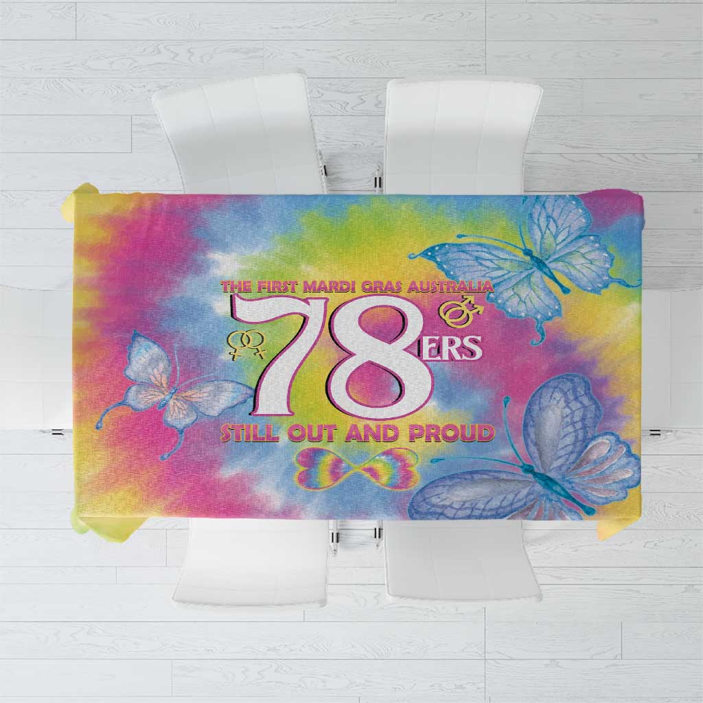 First Sydney Madri Gras Australia Tablecloth 78ers Still Out And Proud - Wonder Print Shop