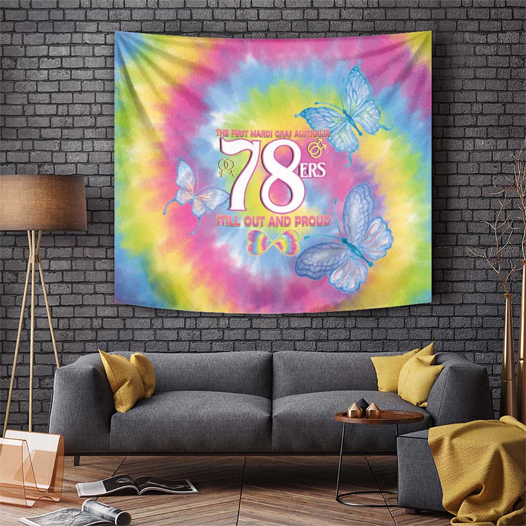 First Sydney Madri Gras Australia Tapestry 78ers Still Out And Proud - Wonder Print Shop