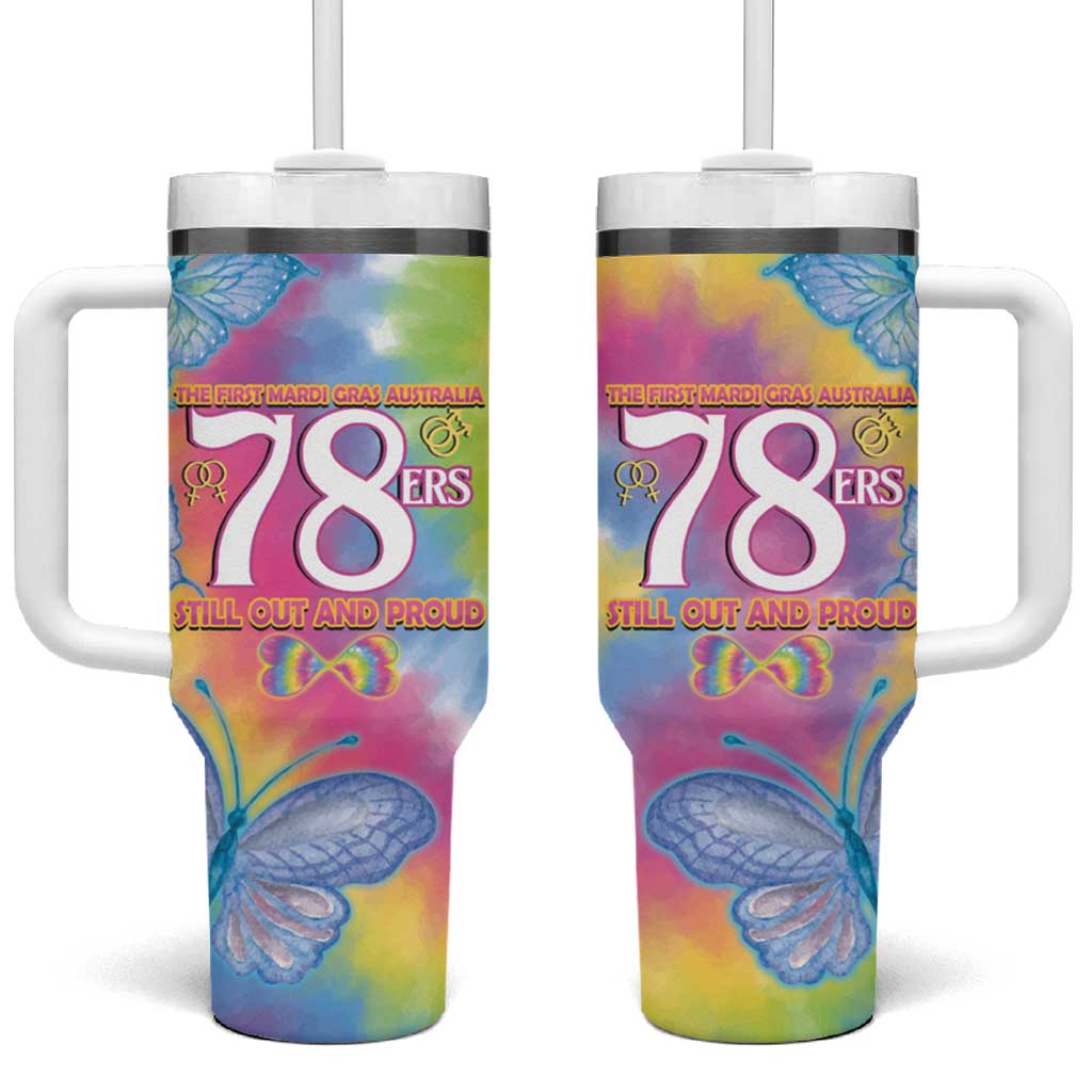 First Sydney Madri Gras Australia Tumbler With Handle 78ers Still Out And Proud - Wonder Print Shop
