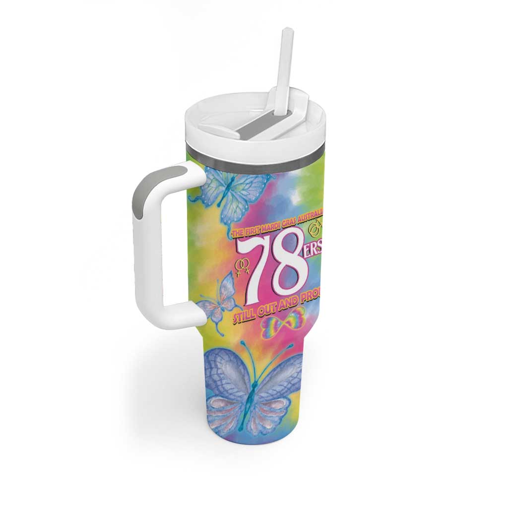 First Sydney Madri Gras Australia Tumbler With Handle 78ers Still Out And Proud - Wonder Print Shop