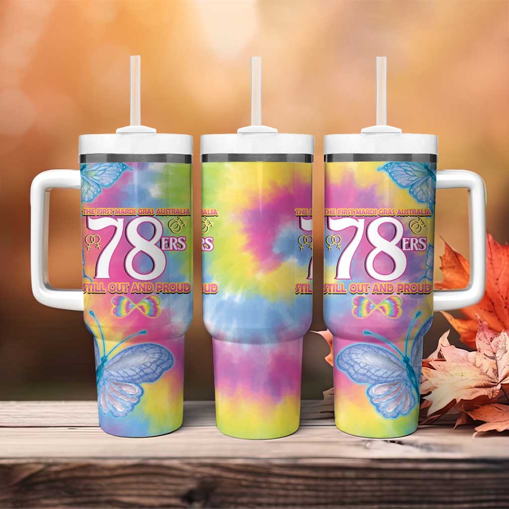 First Sydney Madri Gras Australia Tumbler With Handle 78ers Still Out And Proud - Wonder Print Shop