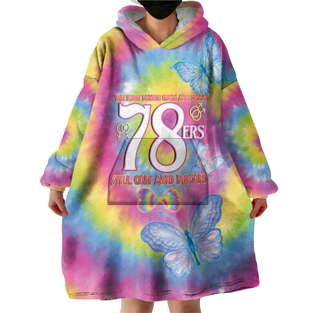 First Sydney Madri Gras Australia Wearable Blanket Hoodie 78ers Still Out And Proud - Wonder Print Shop