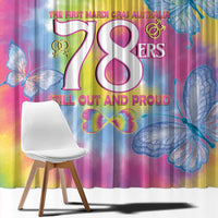 First Sydney Madri Gras Australia Window Curtain 78ers Still Out And Proud - Wonder Print Shop