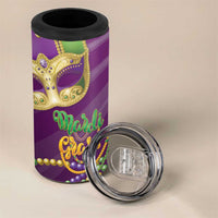 Mardi Gras 2025 4 in 1 Can Cooler Tumbler Funny Jester Lobster With Beads