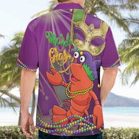 Mardi Gras 2025 Hawaiian Shirt Funny Jester Lobster With Beads