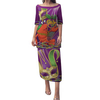 Mardi Gras 2025 Puletasi Funny Jester Lobster With Beads - Wonder Print Shop