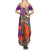 Mardi Gras 2025 Summer Maxi Dress Funny Jester Lobster With Beads - Wonder Print Shop