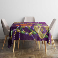 Mardi Gras 2025 Tablecloth Funny Jester Lobster With Beads - Wonder Print Shop