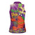 Mardi Gras 2025 Women Sleeveless Polo Shirt Funny Jester Lobster With Beads - Wonder Print Shop