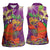 Mardi Gras 2025 Women Sleeveless Polo Shirt Funny Jester Lobster With Beads - Wonder Print Shop