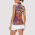 Mardi Gras 2025 Women Sleeveless Polo Shirt Funny Jester Lobster With Beads - Wonder Print Shop