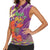 Mardi Gras 2025 Women Sleeveless Polo Shirt Funny Jester Lobster With Beads - Wonder Print Shop