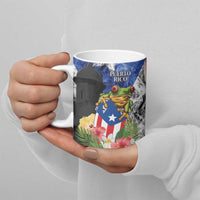 United States Puerto Rico Ceramic Mug USA Eagle Coqui Drum Tropical Flowers - Wonder Print Shop