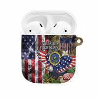 US Virgin Islands USA Half Flag AirPods Case Together We Grow Smoke Effect - Wonder Print Shop