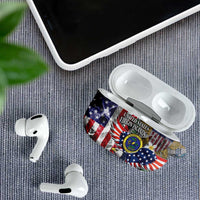 US Virgin Islands USA Half Flag AirPods Case Together We Grow Smoke Effect - Wonder Print Shop
