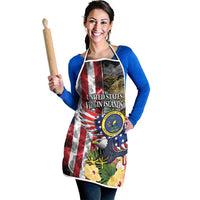 US Virgin Islands USA Half Flag Apron Together We Grow Smoke Effect - Wonder Print Shop