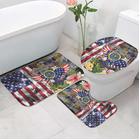 US Virgin Islands USA Half Flag Bathroom Set Together We Grow Smoke Effect - Wonder Print Shop
