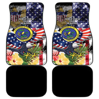 US Virgin Islands USA Half Flag Car Mats Together We Grow Smoke Effect - Wonder Print Shop