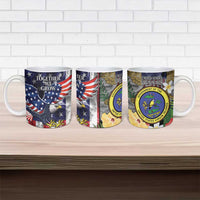 US Virgin Islands USA Half Flag Ceramic Mug Together We Grow Smoke Effect - Wonder Print Shop