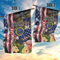 US Virgin Islands USA Half Flag Garden Flag Together We Grow Smoke Effect - Wonder Print Shop