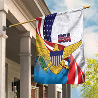United States Virgin Islands Garden Flag USA Curve Flag With Yellow Eagle - Wonder Print Shop