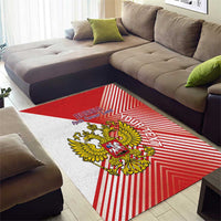 Custom Russia Volleyball Area Rug Reds Caesar Land Dynamic Style