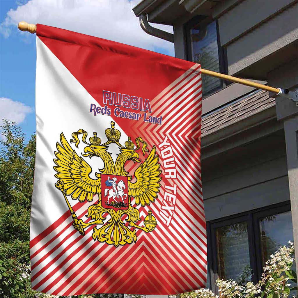Custom Russia Volleyball Garden Flag Reds Caesar Land Dynamic Style