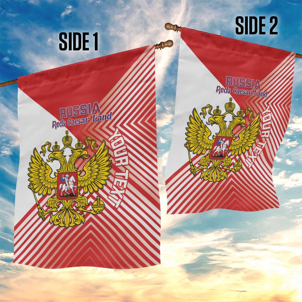 Custom Russia Volleyball Garden Flag Reds Caesar Land Dynamic Style