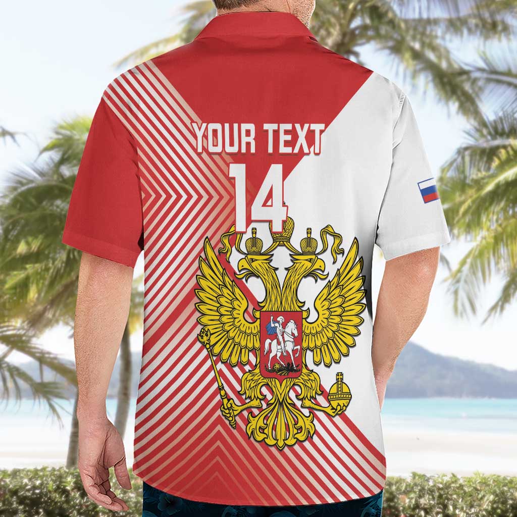 Custom Russia Volleyball Hawaiian Shirt Reds Caesar Land Dynamic Style