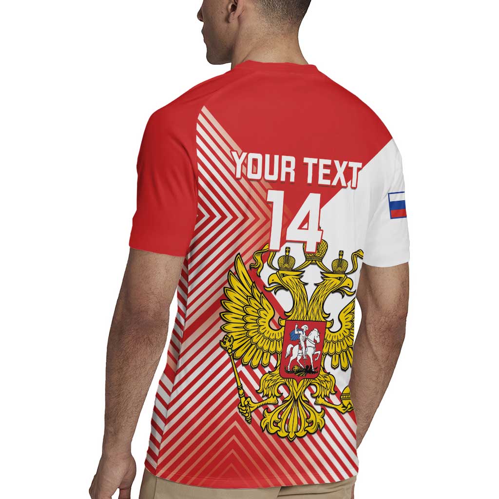 Custom Russia Volleyball Rugby Jersey Reds Caesar Land Dynamic Style
