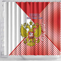 Custom Russia Volleyball Shower Curtain Reds Caesar Land Dynamic Style