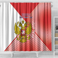 Custom Russia Volleyball Shower Curtain Reds Caesar Land Dynamic Style