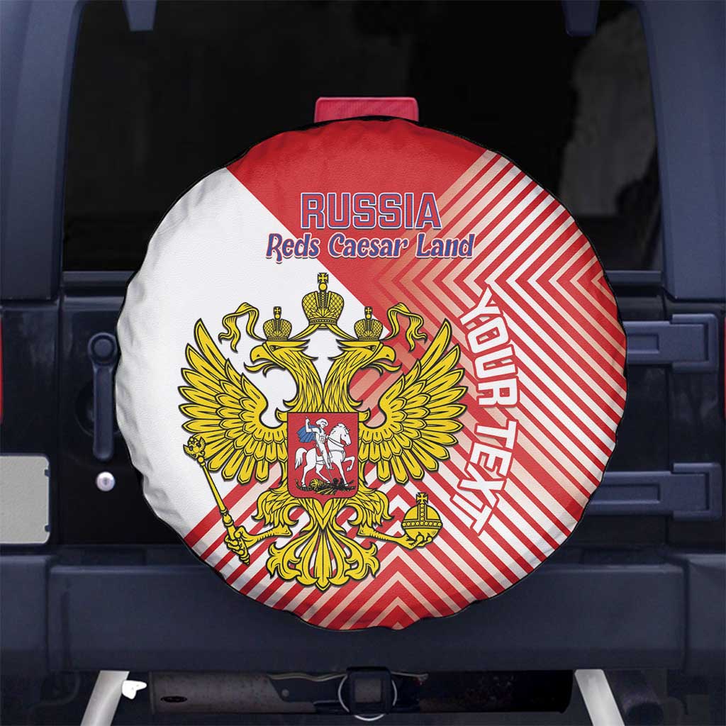 Custom Russia Volleyball Spare Tire Cover Reds Caesar Land Dynamic Style