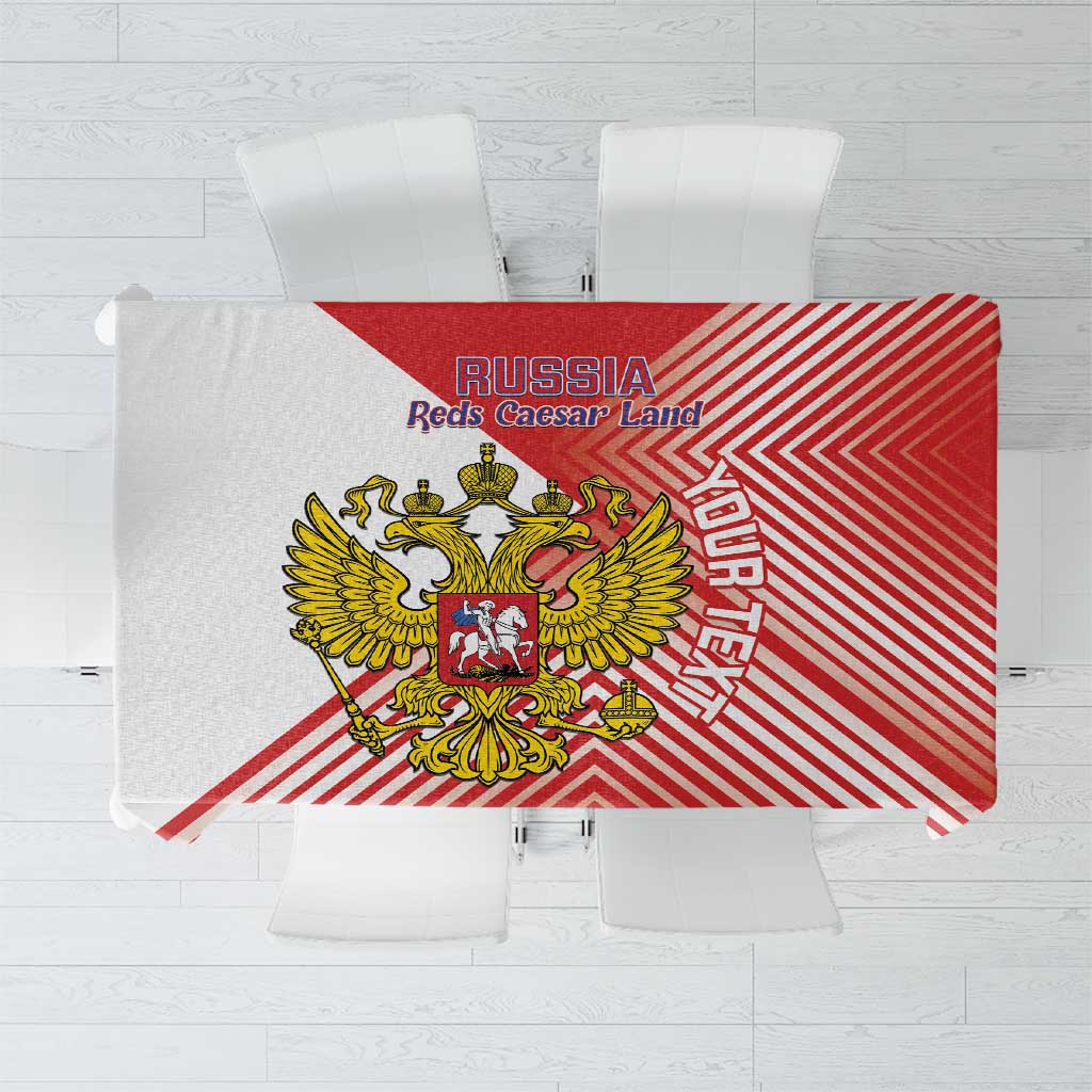 Custom Russia Volleyball Tablecloth Reds Caesar Land Dynamic Style