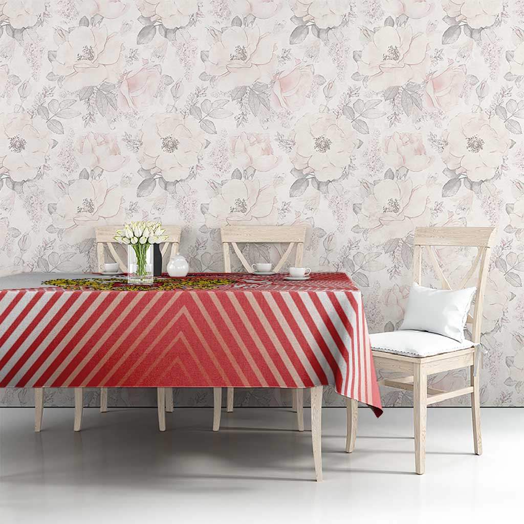 Custom Russia Volleyball Tablecloth Reds Caesar Land Dynamic Style
