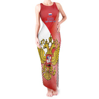 Custom Russia Volleyball Tank Maxi Dress Reds Caesar Land Dynamic Style