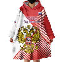 Custom Russia Volleyball Wearable Blanket Hoodie Reds Caesar Land Dynamic Style