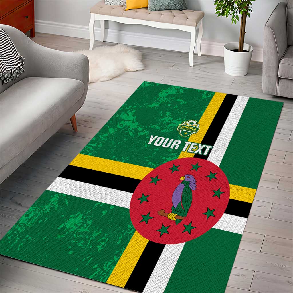 Custom Dominica Football Area Rug 2025 Go Dominik
