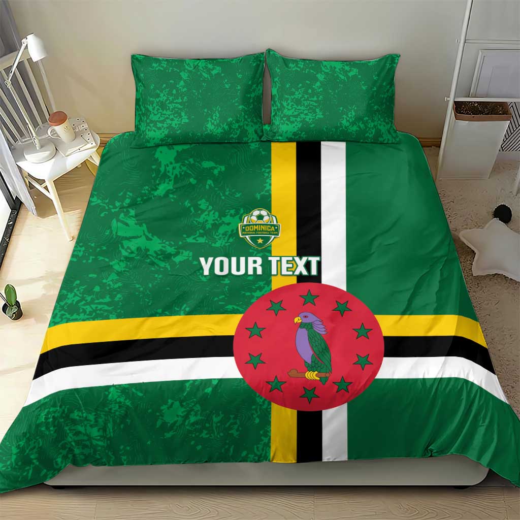 Custom Dominica Football Bedding Set 2025 Go Dominik